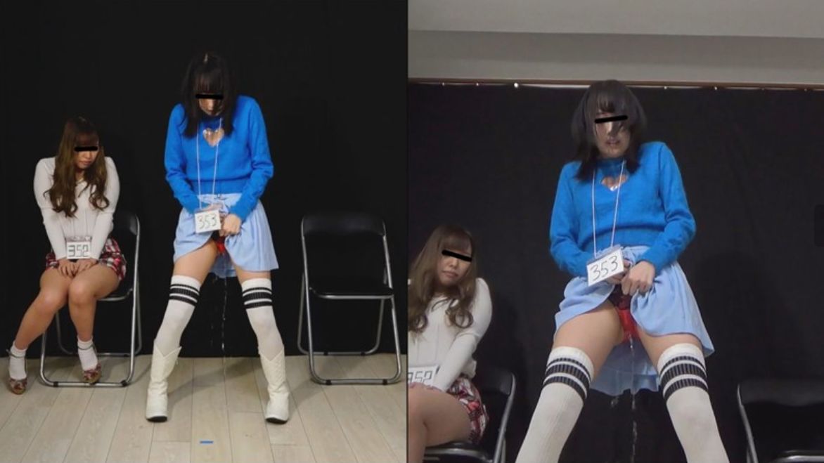 オーディション,女の子,利尿剤,失禁,決壊,放尿,おもらし,おしがま,おしっこ,オシッコ,我慢,限界,お漏らし,おもらし,尿意