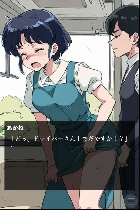 天道あかね,バス,修学旅行,JK,女子高生,利尿剤,放尿,尿意,モジモジ,おしっこ,オシッコ,我慢,限界,おもらし